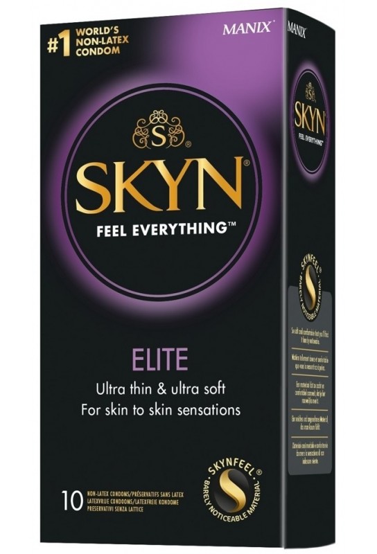 Préservatifs sans latex Skyn Elite 53mm x10 