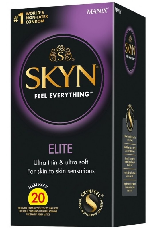 Préservatifs sans latex Skyn Elite 53mm x20 