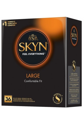 Préservatifs sans latex Skyn Large 55m x36 