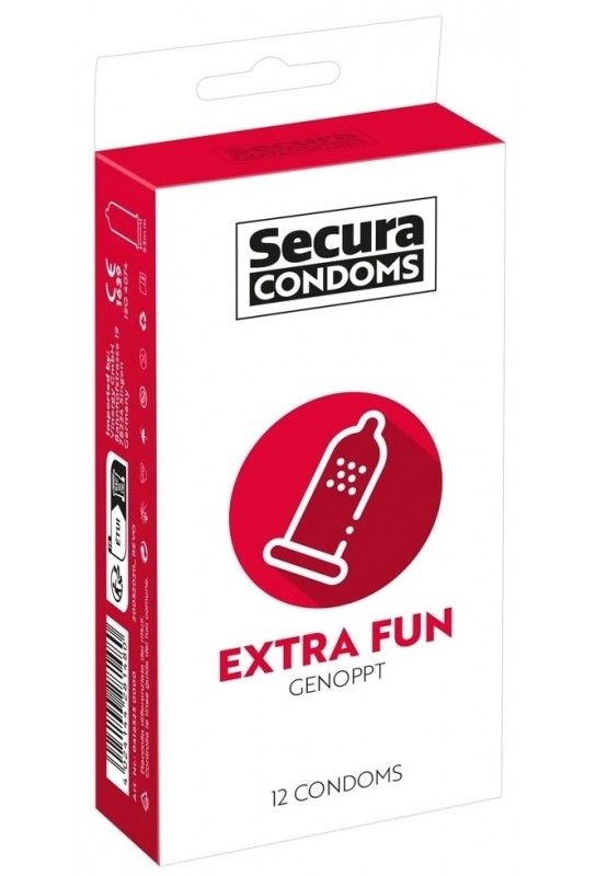 Préservatifs perlés Extra Fun 53mm x12 