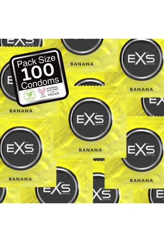 Préservatifs aromatisés Banana 54mm x100 