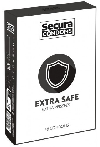 Préservatifs épais en latex Extra Safe 53mm x48 