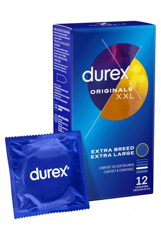 Préservatifs Durex Originals XXL x12 