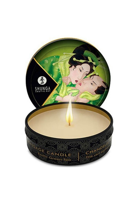 Bougie de Massage Thé Vert 