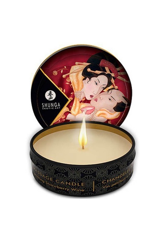 Bougie de Massage Fraise 