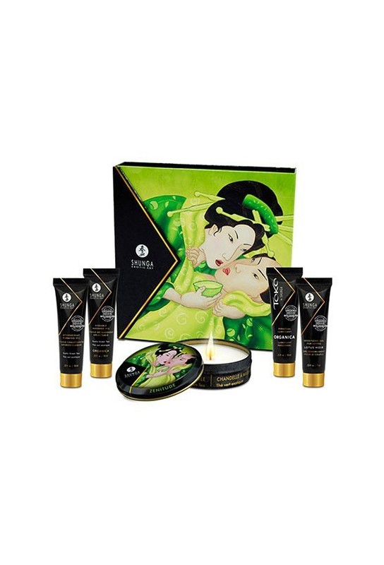 Coffret Ensemble Secret de Geisha - Thé vert exotique 