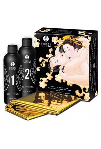 Coffret de masage Corps à corps - MELON et MANGUE 200ml 