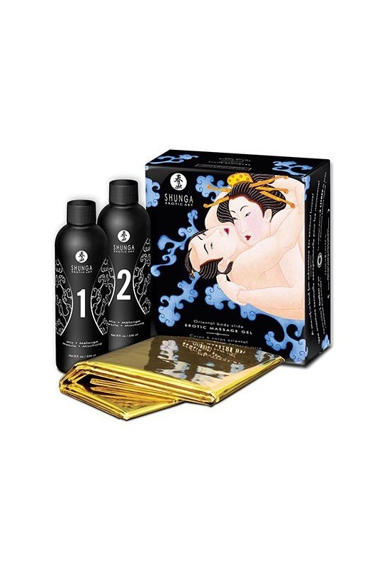 Coffret de masage Corps à corps - FRUITS EXOTIQUES 200ml 