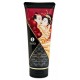 Crème de massage Comestible Vin Pétillant à la FRAISE - 200ml 