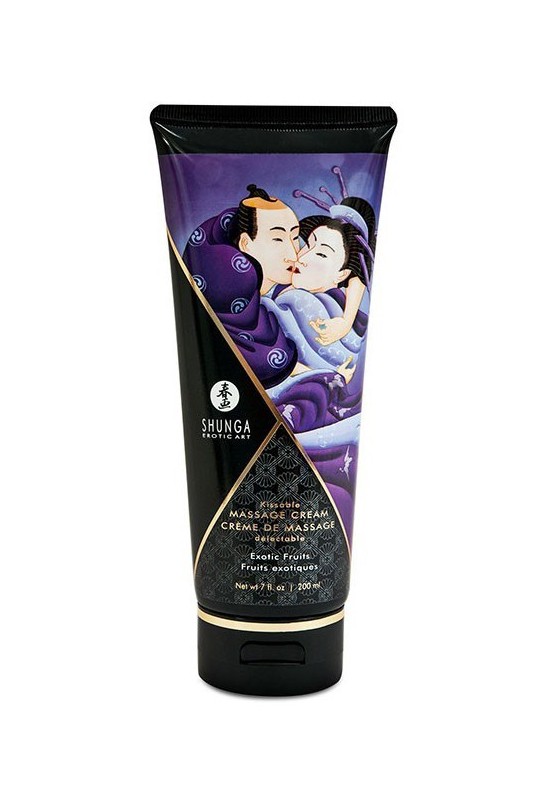 Crème de massage Comestible FRUITS EXOTIQUES - 200ml 