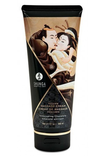 Crème de massage Comestible CHOCOLAT Enivrant - 200ml 