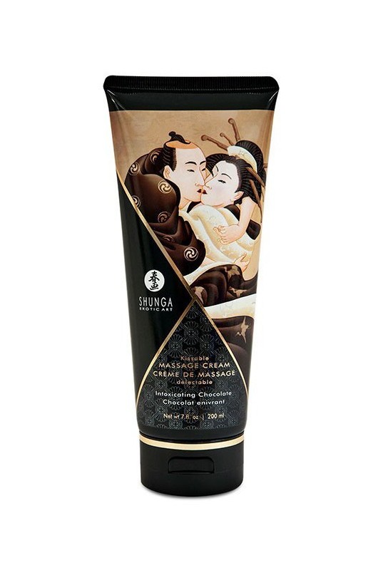 Crème de massage Comestible CHOCOLAT Enivrant - 200ml 
