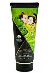 Crème de massage Comestible POIRE et THÉ VERT Exotique - 200ml 