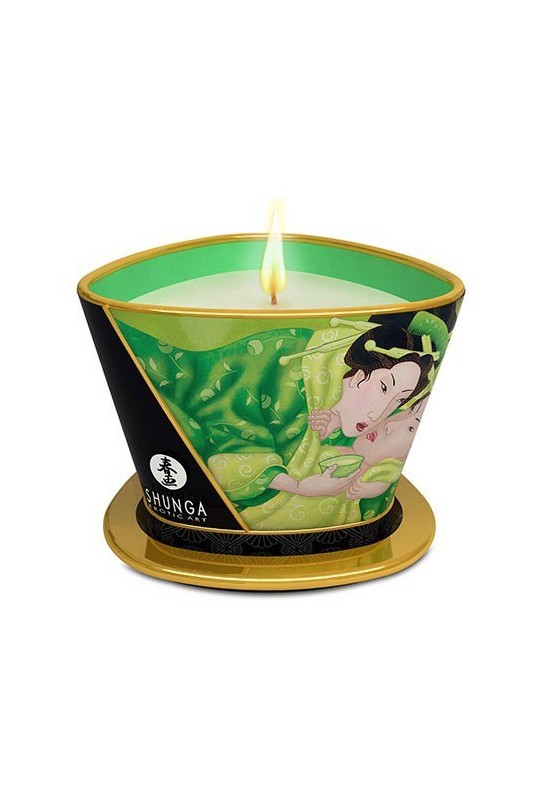 Chandelle de massage ZENITUDE Thé vert exotique 