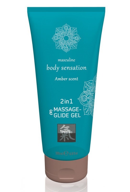 Lubrifiant et Gel pour massage Ambre 200mL 