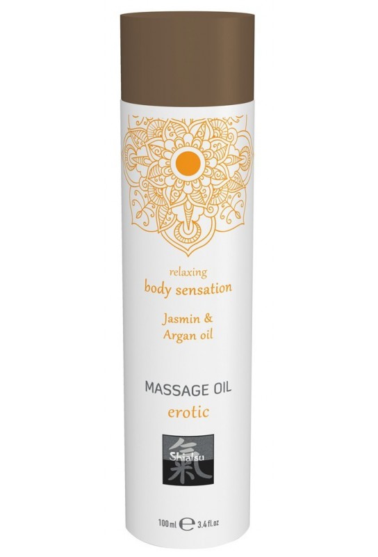 Huile de massage Erotic Jasmin et Argan 100mL 