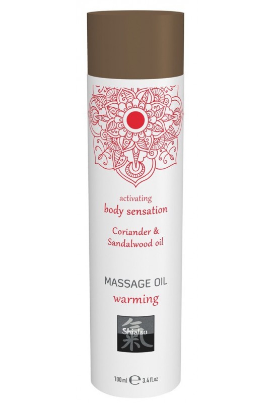 Huile de massage Warming Coriandre et Bois de Santal 100mL 