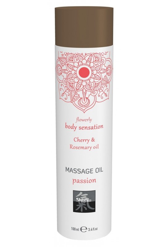 Huile de massage Passion Cerise & Romarin 100mL 