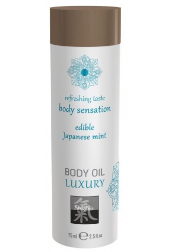 Huile de massage Comestible - MENTHE JAPONAISE 75ml 