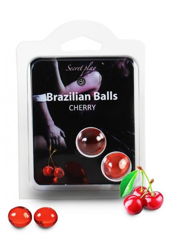 Boules de massage BRAZILIAN BALLS Cerise 