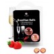 Boules de massage BRAZILIAN BALLS Vin de fraise pétillant 