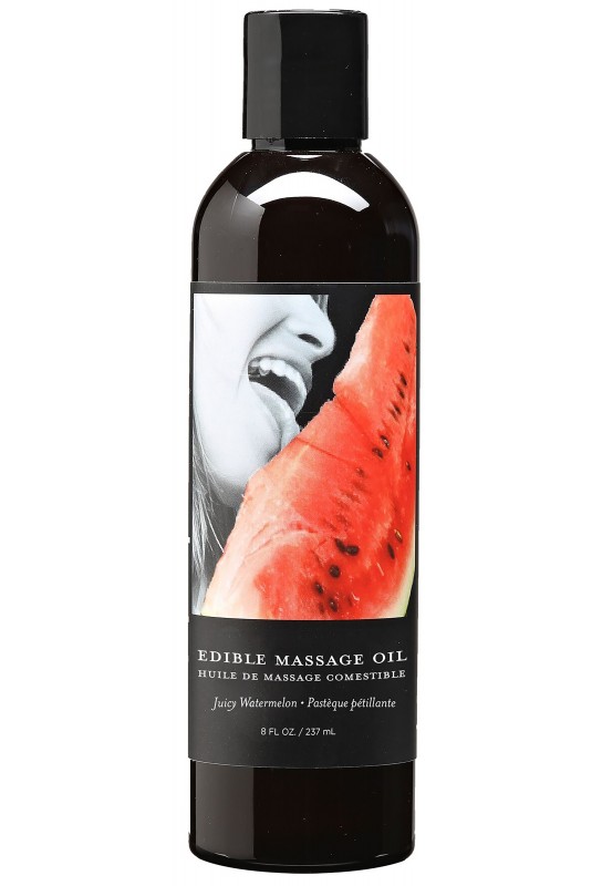 Huile de massage comestible Pastèque 237ml 