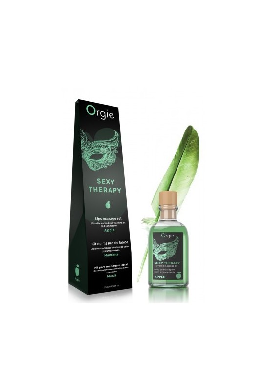 Huile de massage embrassable Sexy Therapy Pomme 100ml 