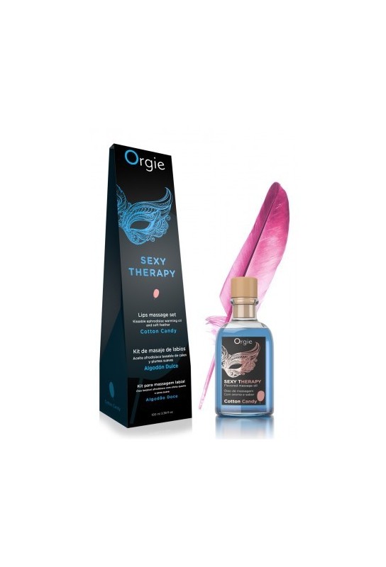 Huile de massage Embrassable SEXY THERAPY Barbe à papa 100ml 