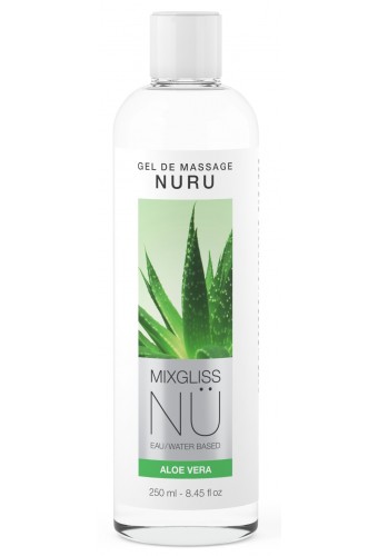 Gel de massage Nuru Mixgliss Aloe Vera 250ml 