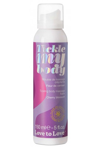 Mousse de massage crépitante Tickle My Body Fleur de Cerisier 150ml 