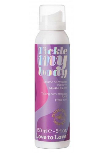 Mousse de massage crépitante Tickle My Body Menthe 150ml 
