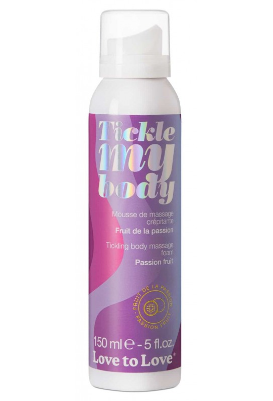 Mousse de massage crépitante Tickle My Body Fruits de la Passion 150ml 