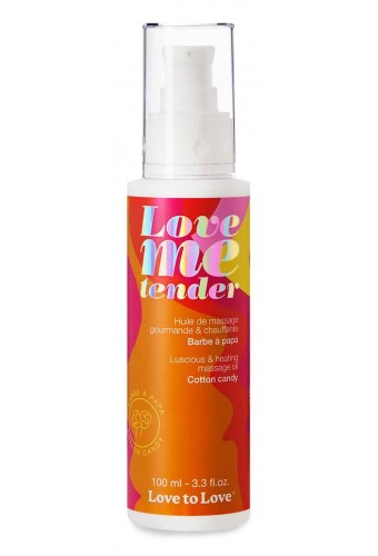 Huile de massage Love Me Tender Barbe à papa 100ml 
