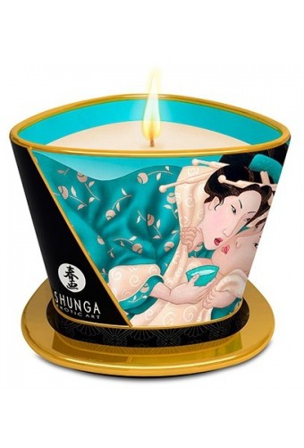 Bougie de massage Shunga ISLAND BLOSSOMS Fleurs des Iles 