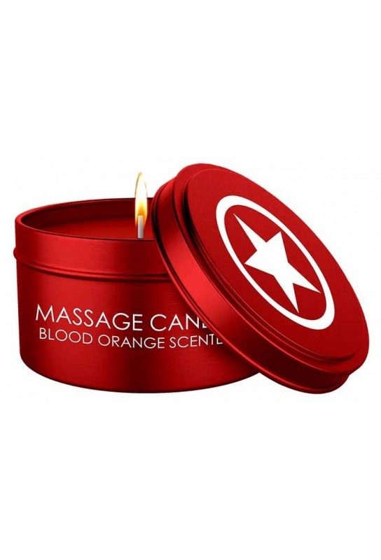 Bougie Candle Star Orange Sanguine 50g 