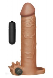 Gaine de pénis X-Tender N°5 20 x 4 cm Marron