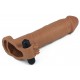 Gaine de pénis X-Tender N°5 20 x 4 cm Marron 