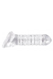 Etui pénien RIBBED Renegade Transparent 16 x 4 cm