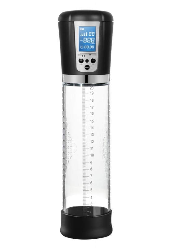 Pompe automatique pour pénis avec écran LCD 20 x 6cm 