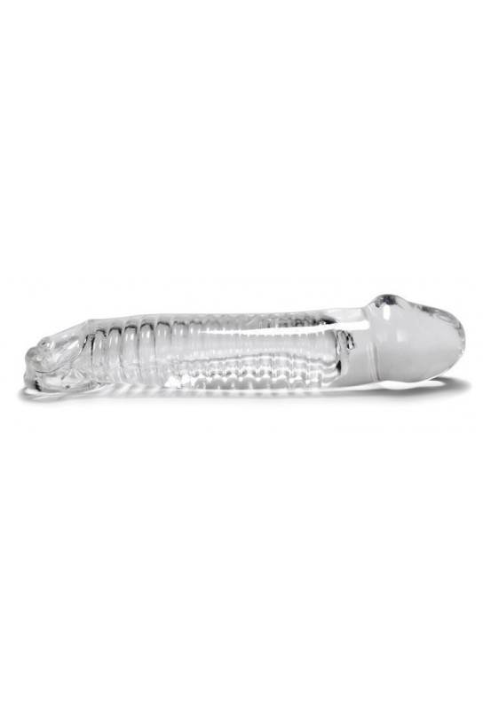 Gaine pour pénis Muscle Oxballs 24 x 5 cm transparente 