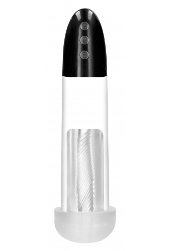 Pompe pour pénis + Masturbateur Cyber Pump 22 x 6cm 