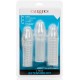 Kit de 3 Gaines de pénis texturées Ribbed Extend 14 x 4cm 