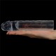 Gaine de pénis Flawless 19 x 4cm Transparente 