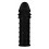 Gaine de pénis Extra Texture 16 x 4.5cm Noire 