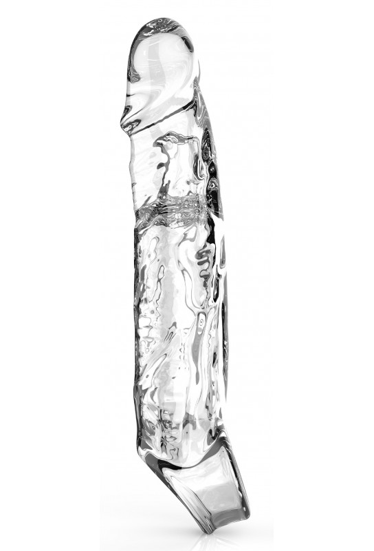 Gaine de pénis transparente Get Real L 16 x 3.5cm 