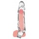 Gaine de pénis transparente Get Real M 13 x 3cm 