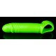 Gaine de pénis phosphorescente Thin Glow 11 x 3cm 