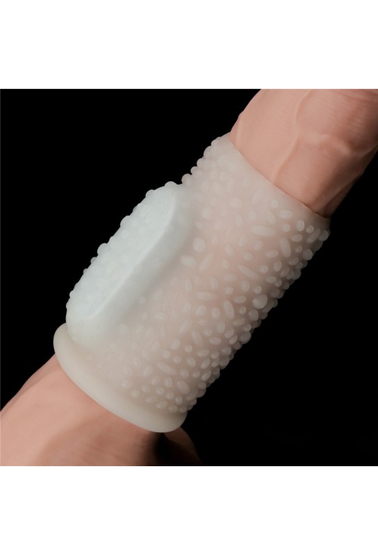 Gaine de pénis vibrante Knights Ring Drip 10cm 