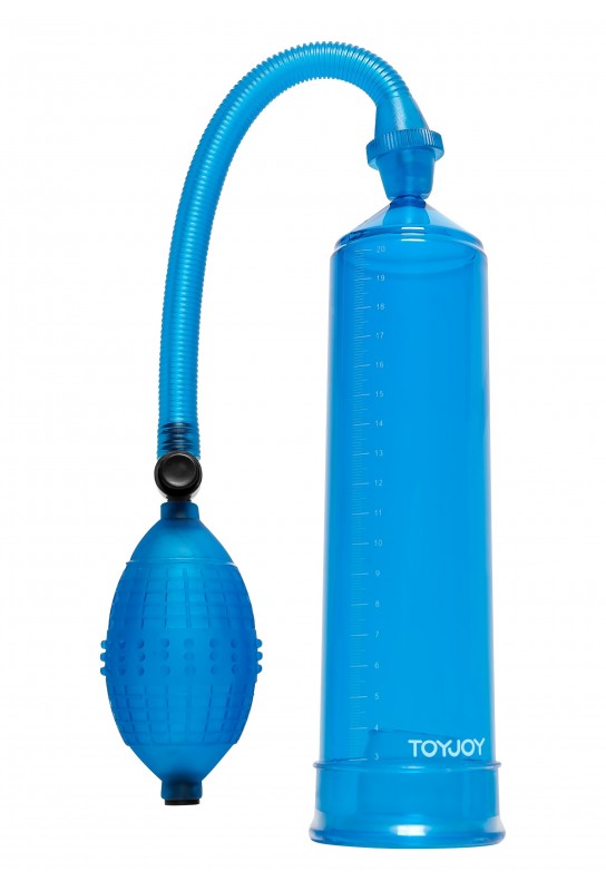 Pompe à pénis PowerPump 20 x 5.3cm Bleue 