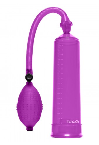 Pompe à pénis PowerPump 20 x 5.3cm Violette 